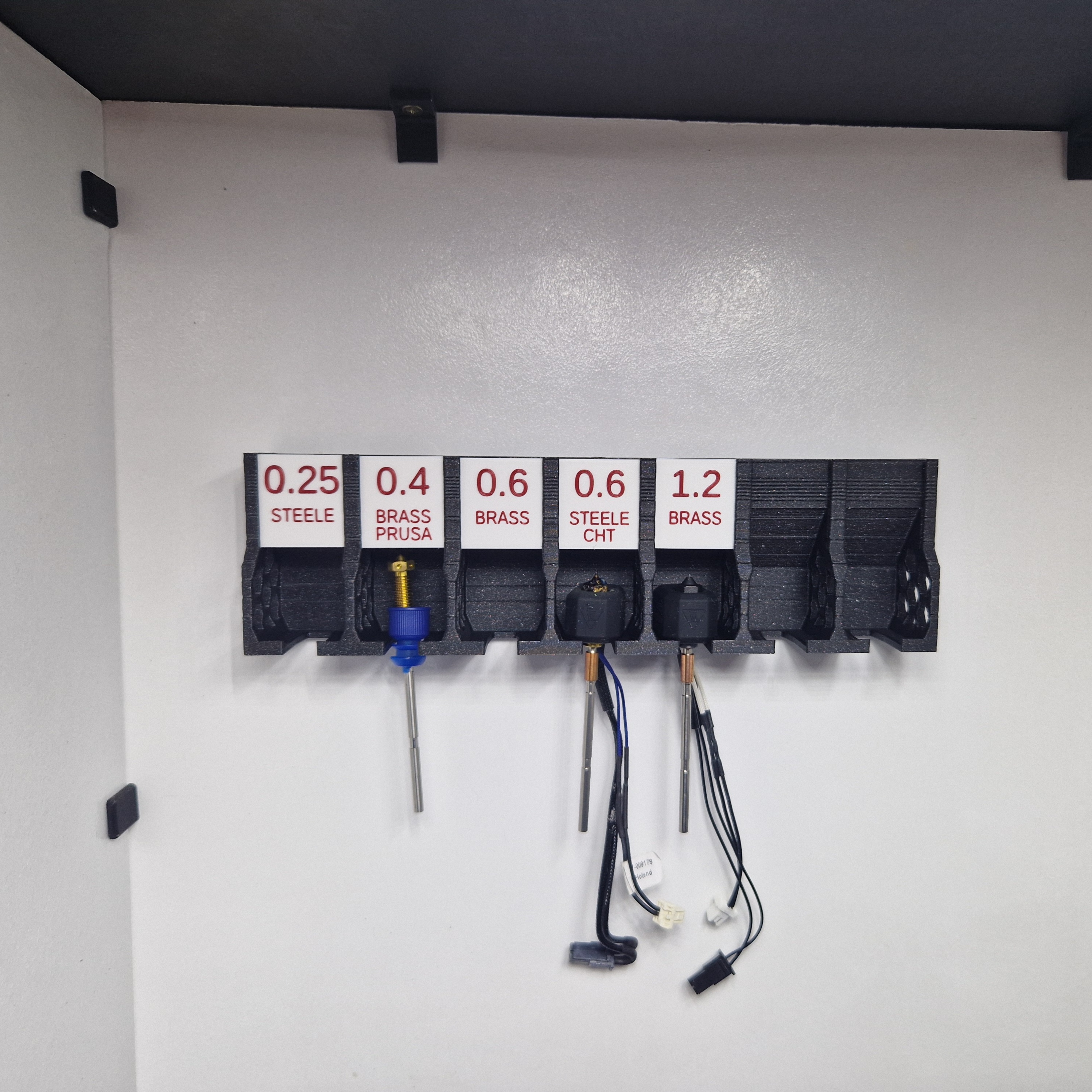 Labels for dteng's Nextruder nozzle holder