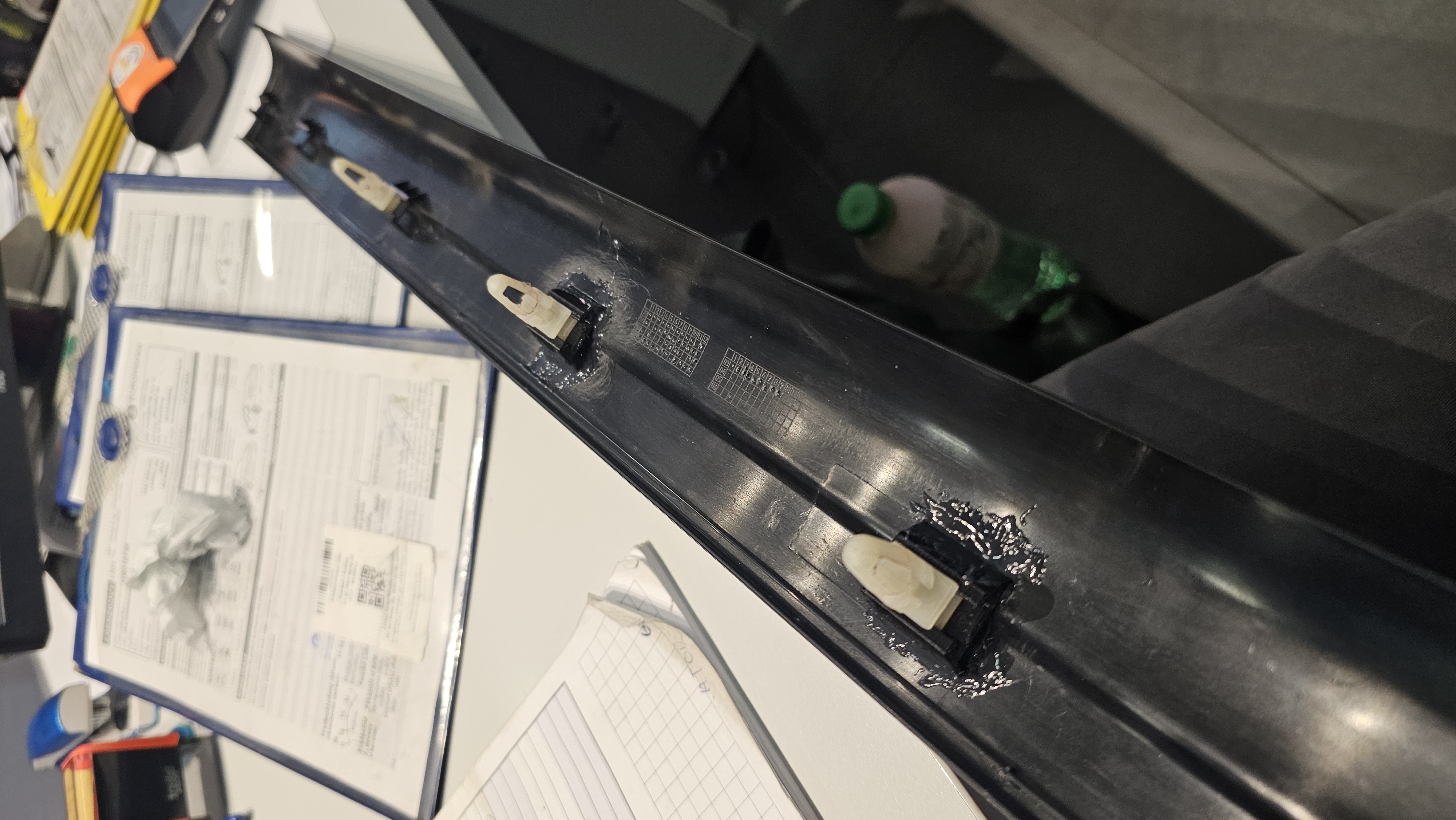 BMW e46 repair bracket for doorstep panel
