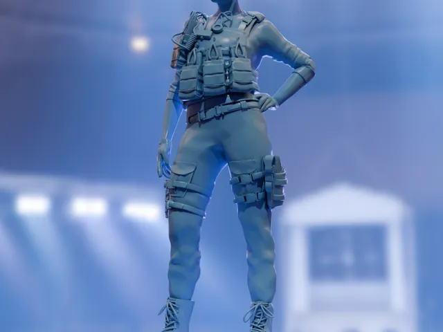 The Finals Revive Statue High Resolution