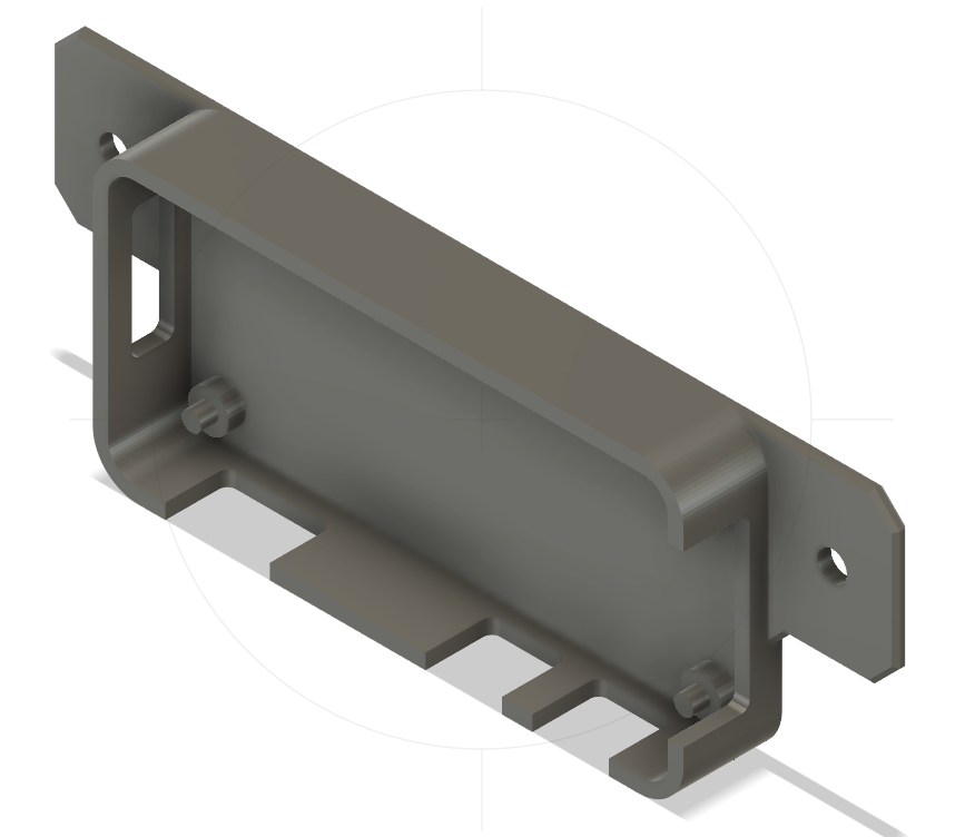 Raspberry Pi Zero Case With Holder 3D model thumbnail