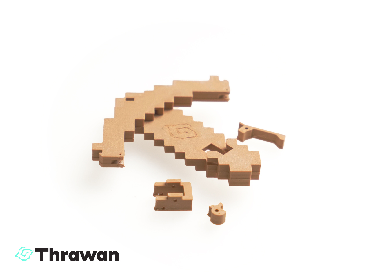 Miniatura 6 do modelo 3D Toothpick Minecraft Crossbow