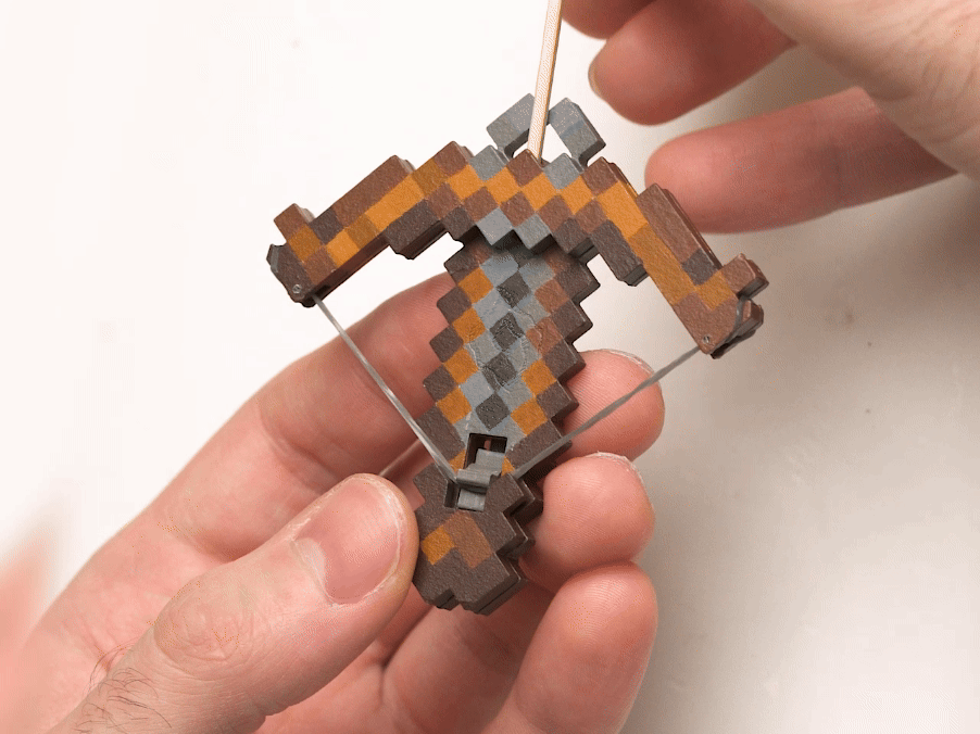 Miniatura 2 do modelo 3D Toothpick Minecraft Crossbow