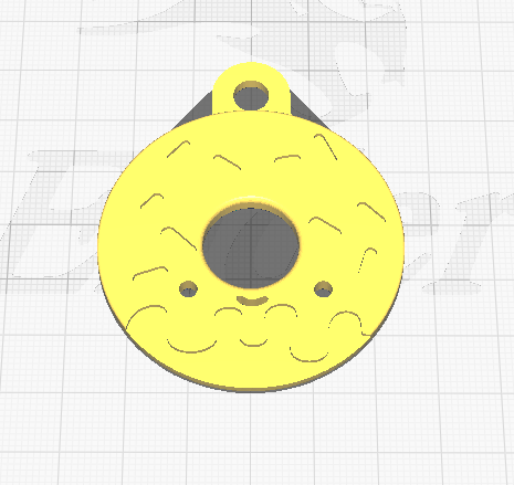 Donut Keychain
