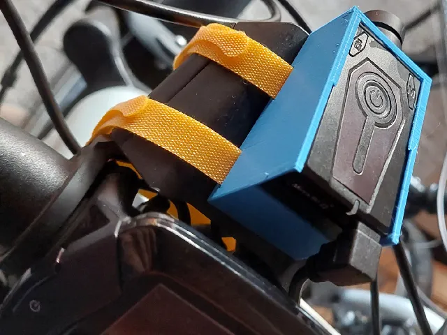 Fully parameterised holder for Mobius Maxi action camera (or any other cuboid object)
