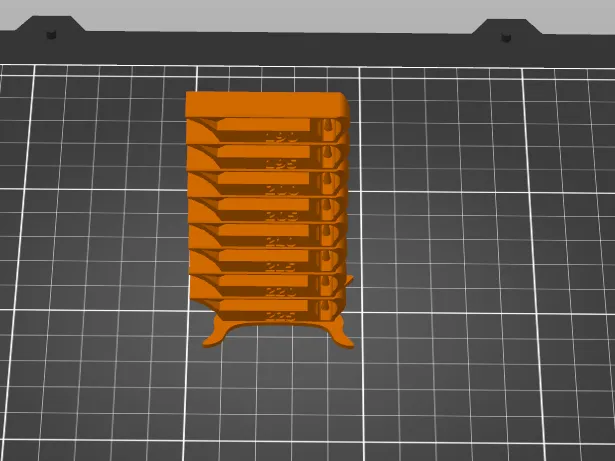 Temperature Tower with Temperature Gcodes added