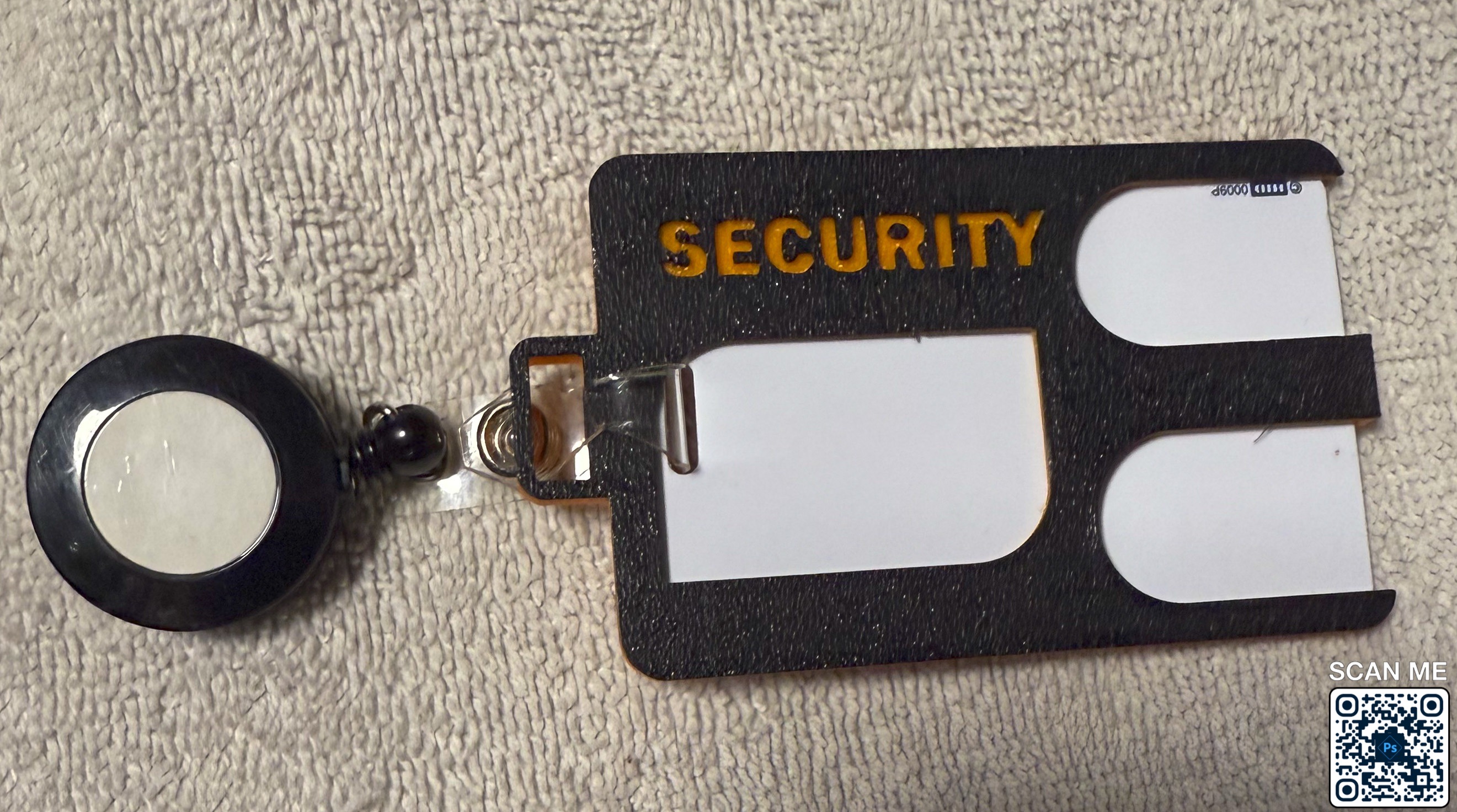 Miniatura 2 do modelo 3D security badge holder