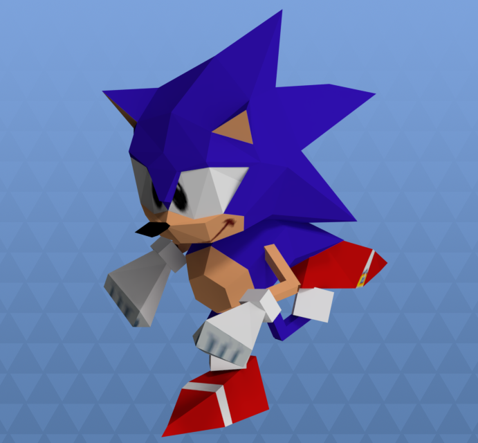 Sonic the Hedgehog (Classic era, running pose)