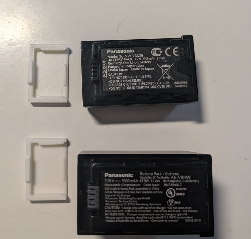 Panasonic AG/VV battery cover