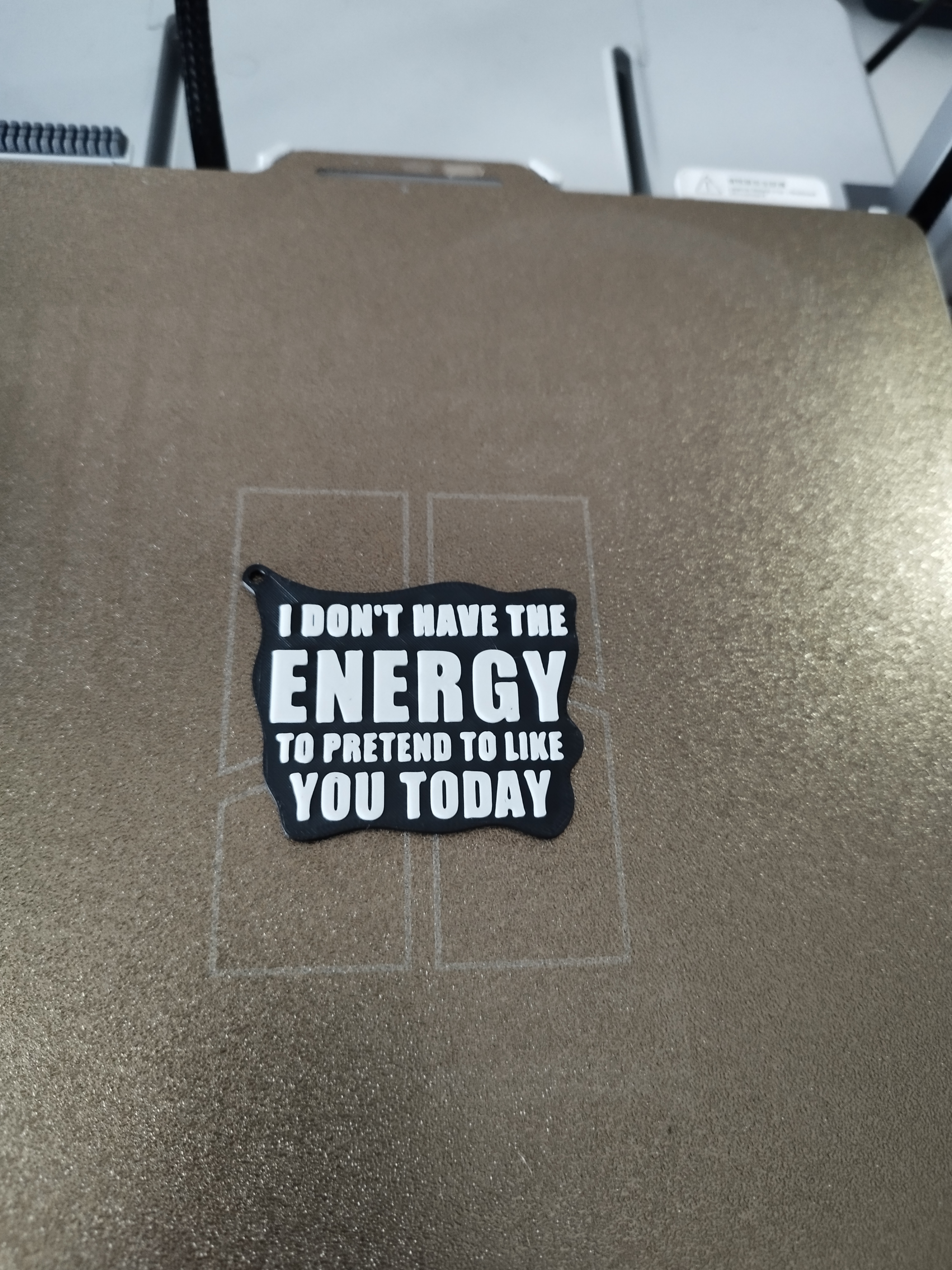 Funny keychain I dont have Energy