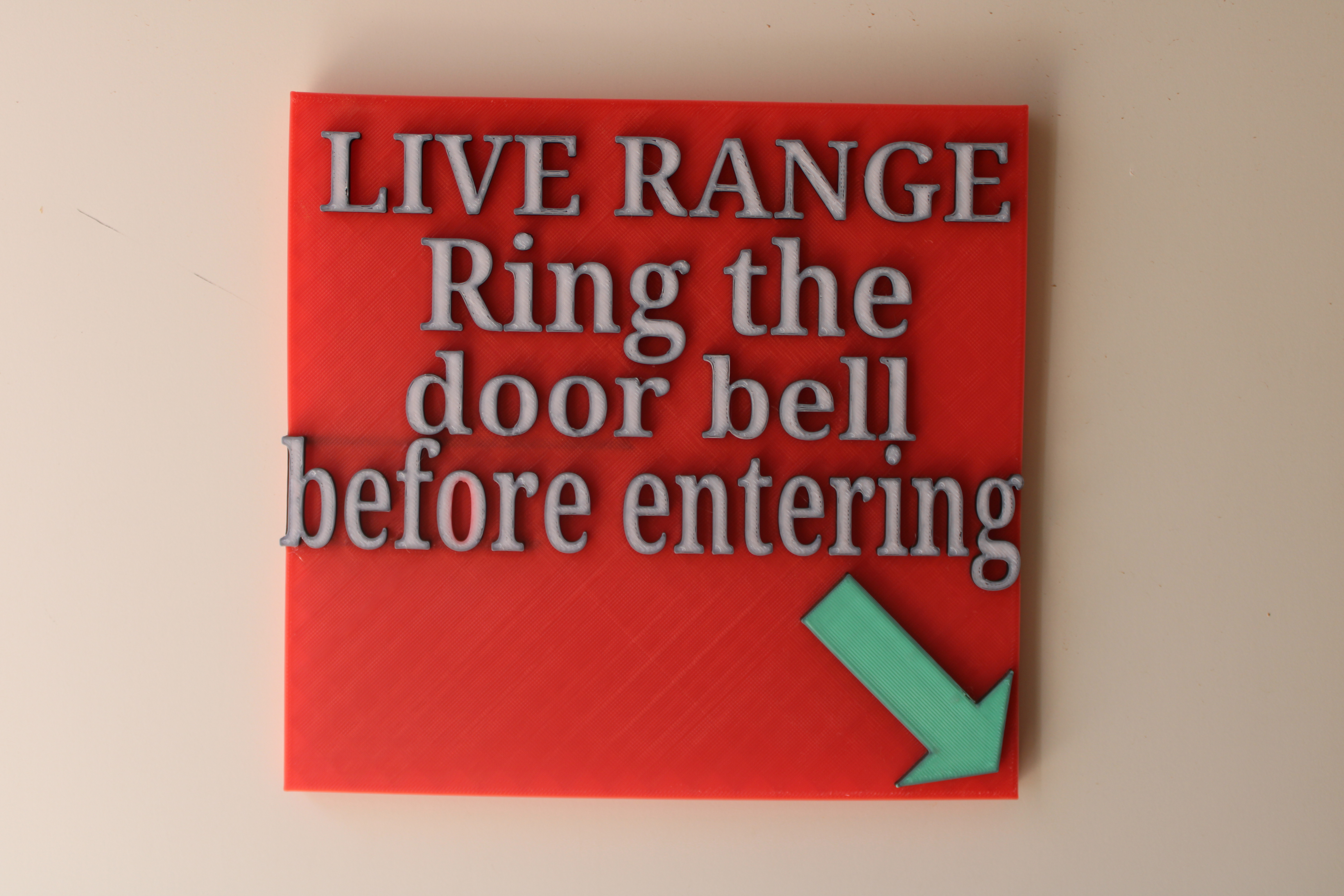 live range sign