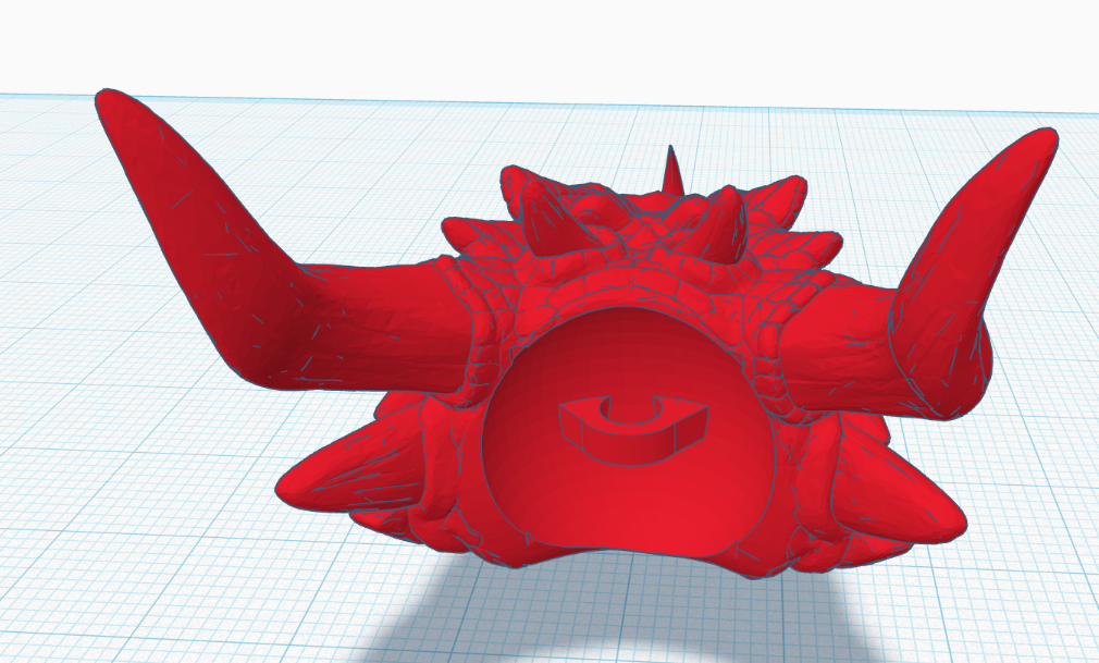 Miniatura 4 do modelo 3D Fire Dragon Keychain