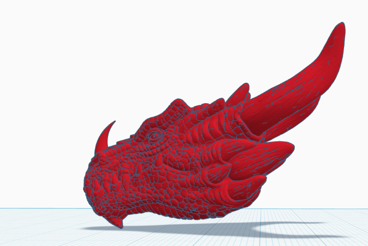 Miniatura 2 do modelo 3D Fire Dragon Keychain