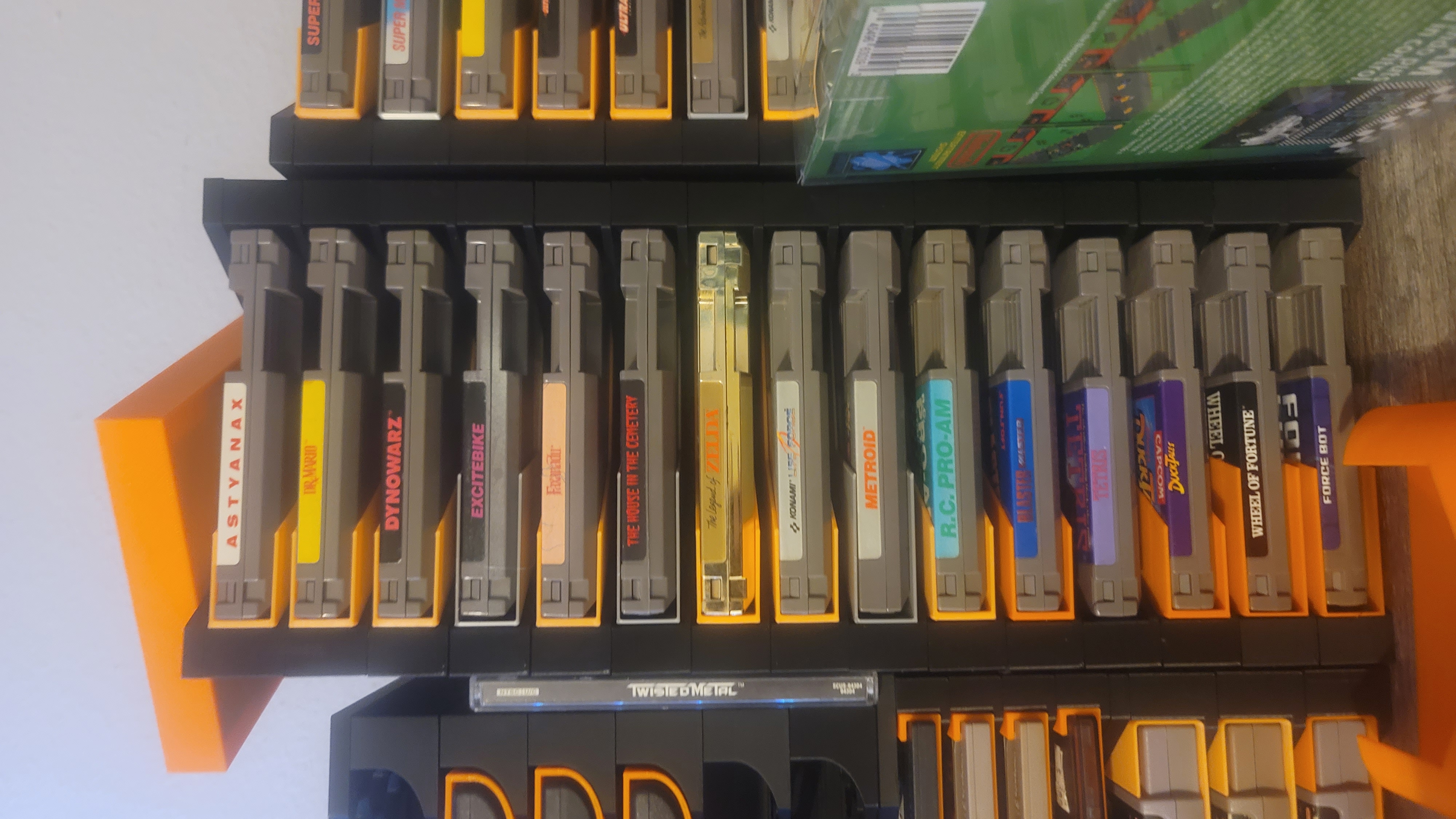 Stackable NES Game Storage – Support-Free Print with Dust Covers