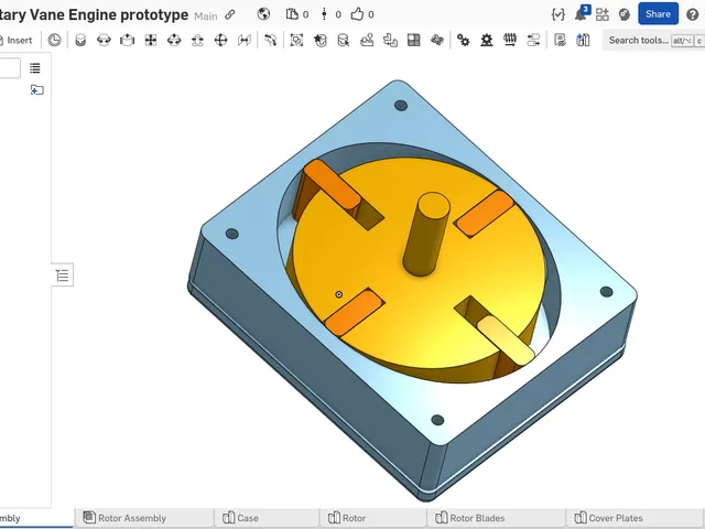 Rotary Vane Engine(Prototype)
