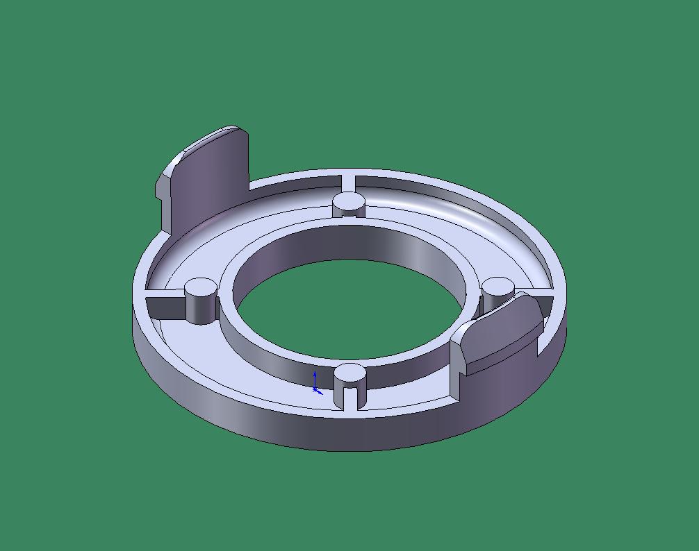 Miniatura 2 do modelo 3D Grass Trimmer Ring Clamp