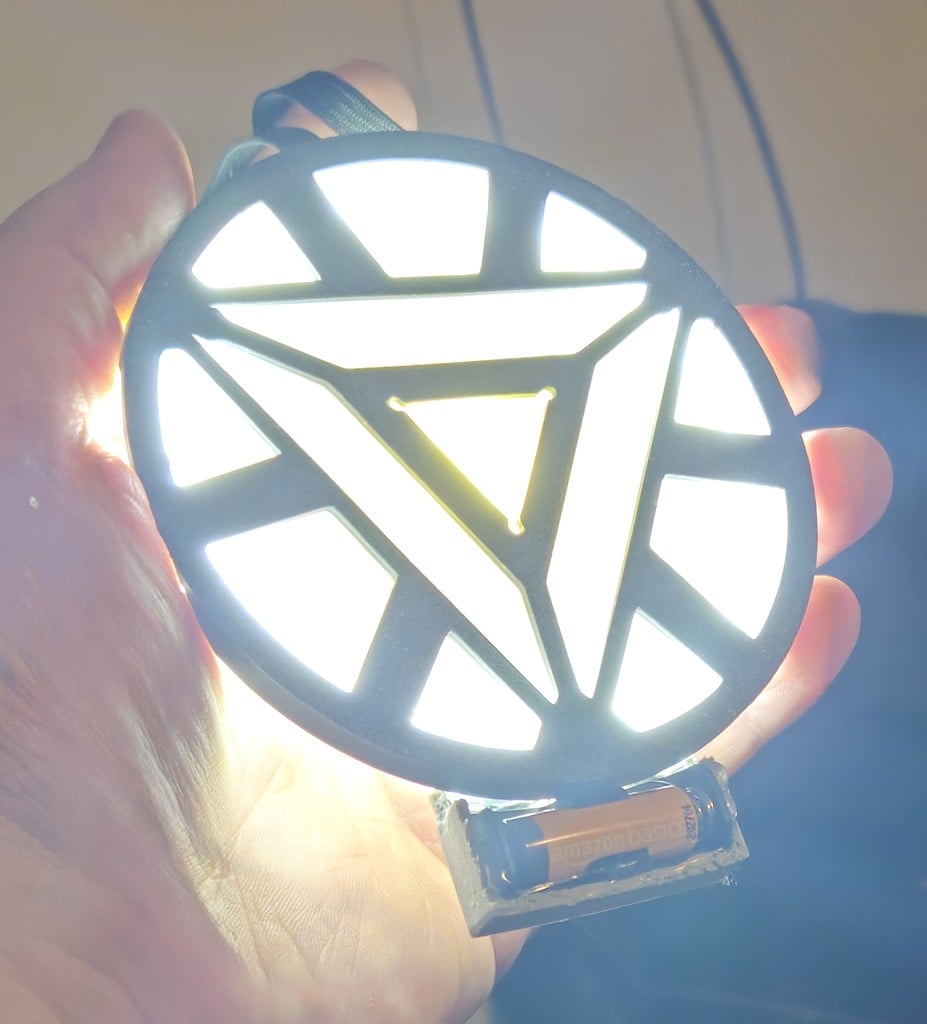 Wearable Iron Man Arc Reactor remix