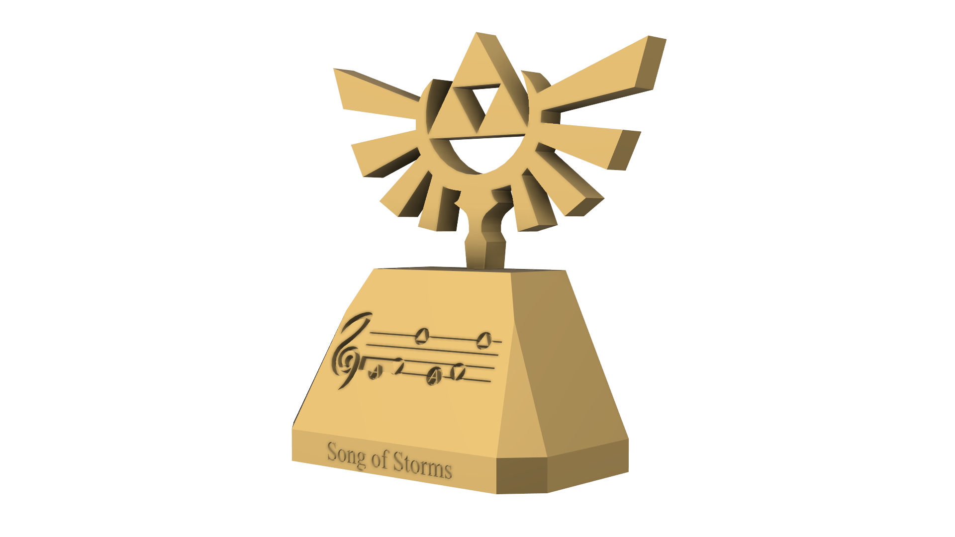 Song of Storms plinth