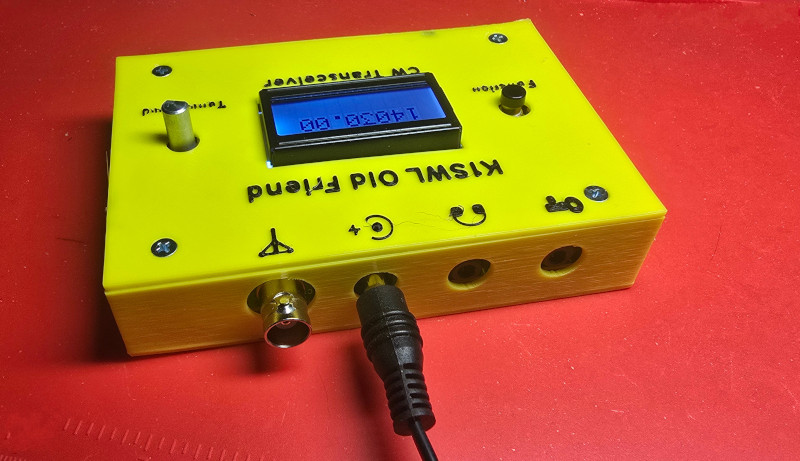 Enclosure for K1SWL's Old Friend Transceiver