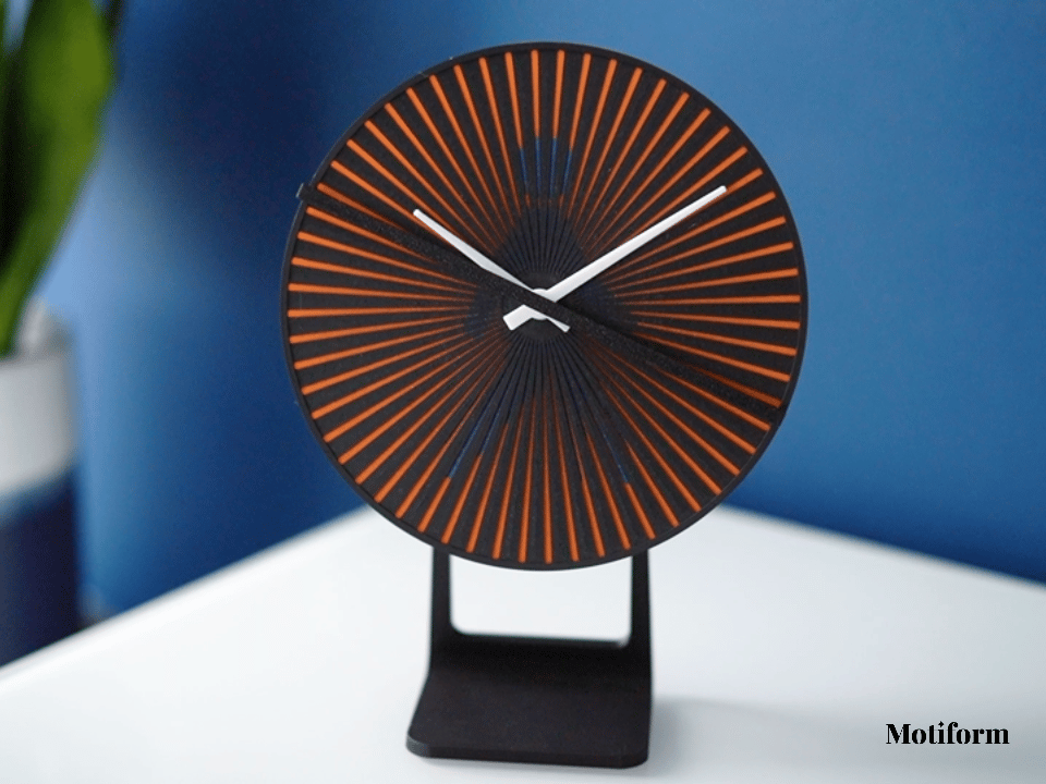 Miniatura 3 do modelo 3D Human Walking Scanimation Clock Face