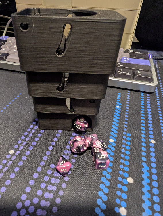 Mini Portable Dice Tower