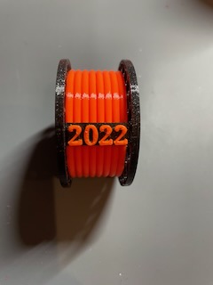 2022 Badge for Filament Spool Ornament