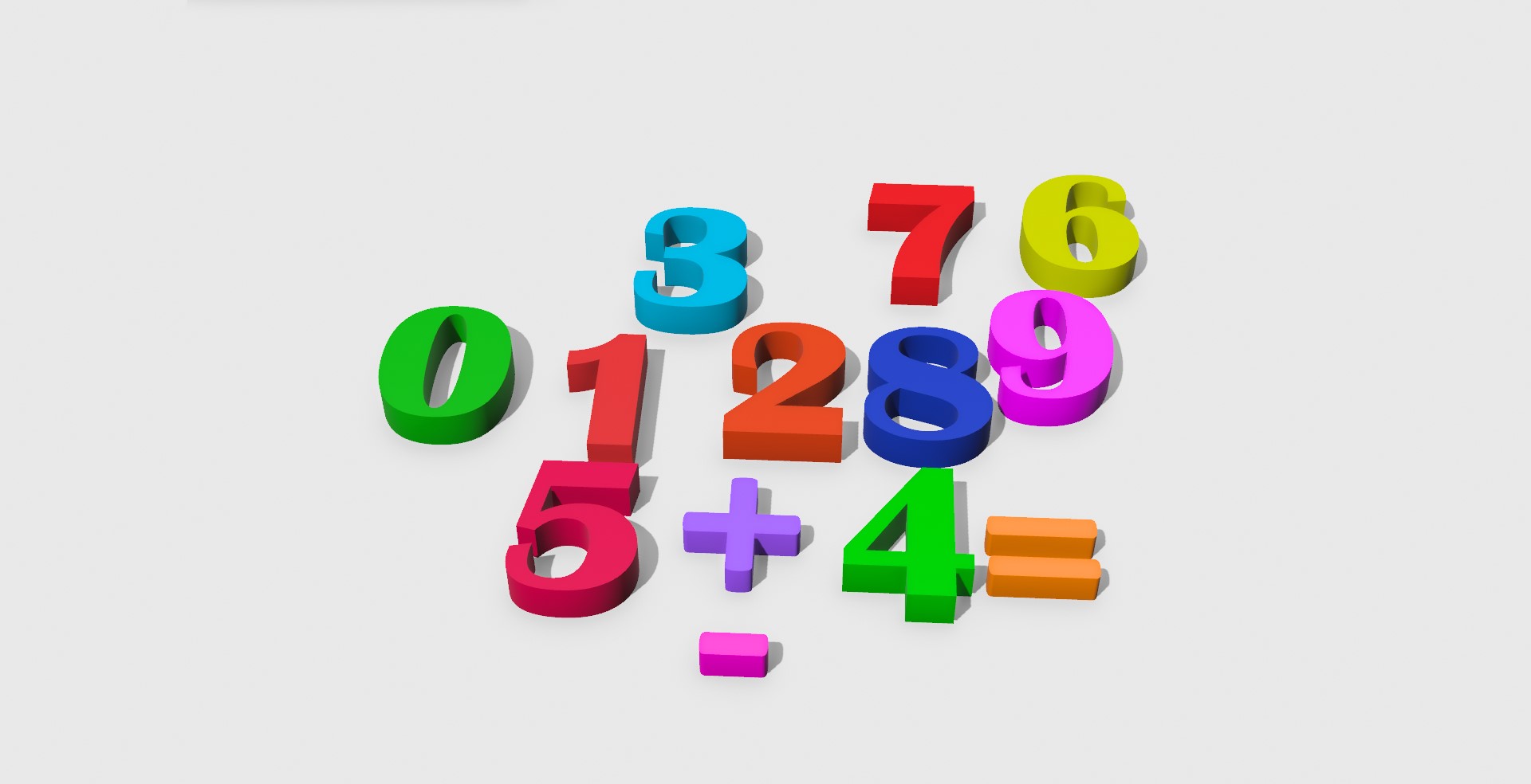 Numbers and Math Symbols