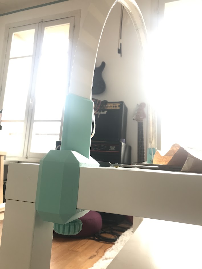 Clamps for Led Bridge by Andy D on Ikea LACK 90x55cm
