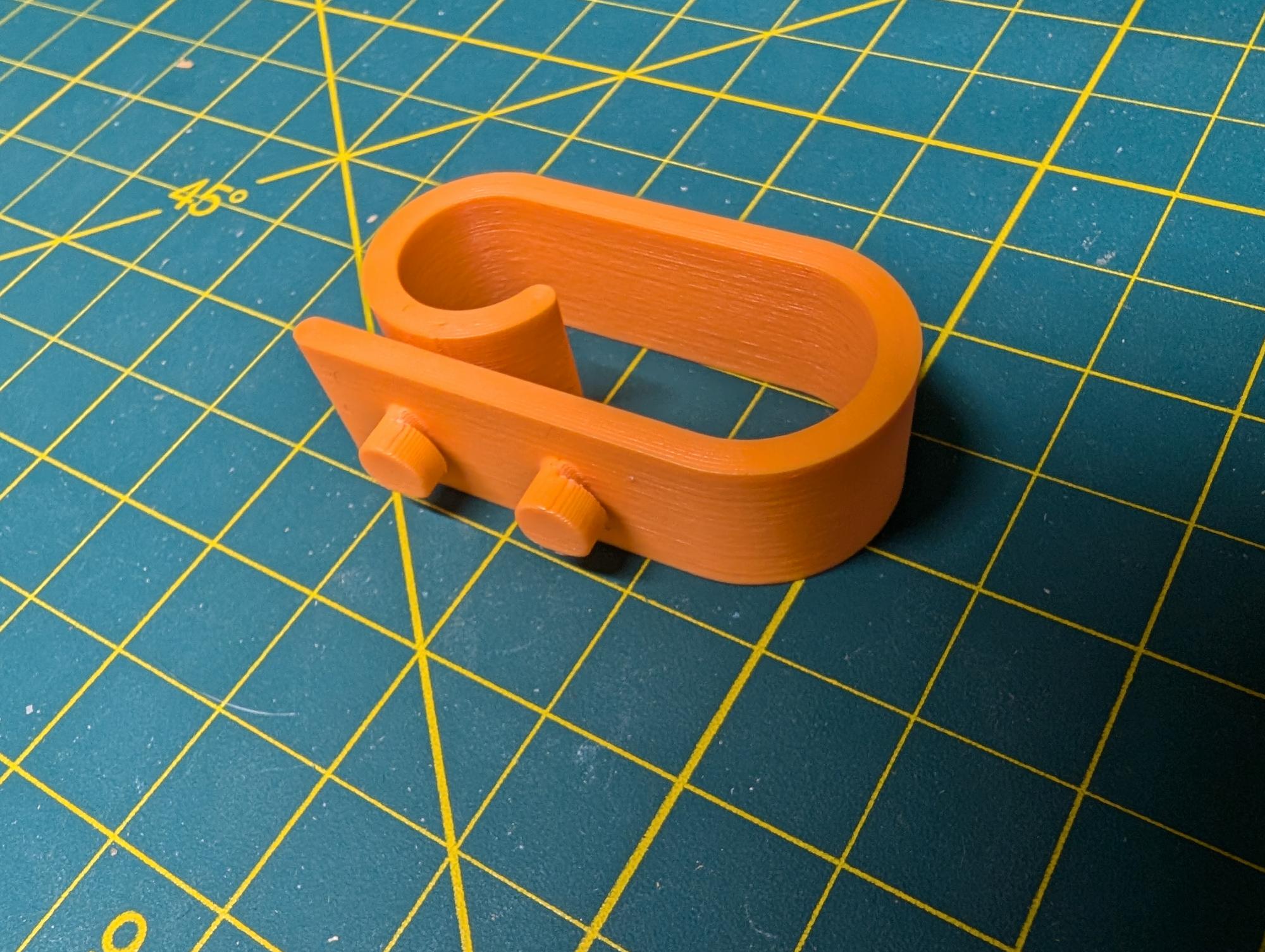 Cable clip w/ rack nubs - REMIX