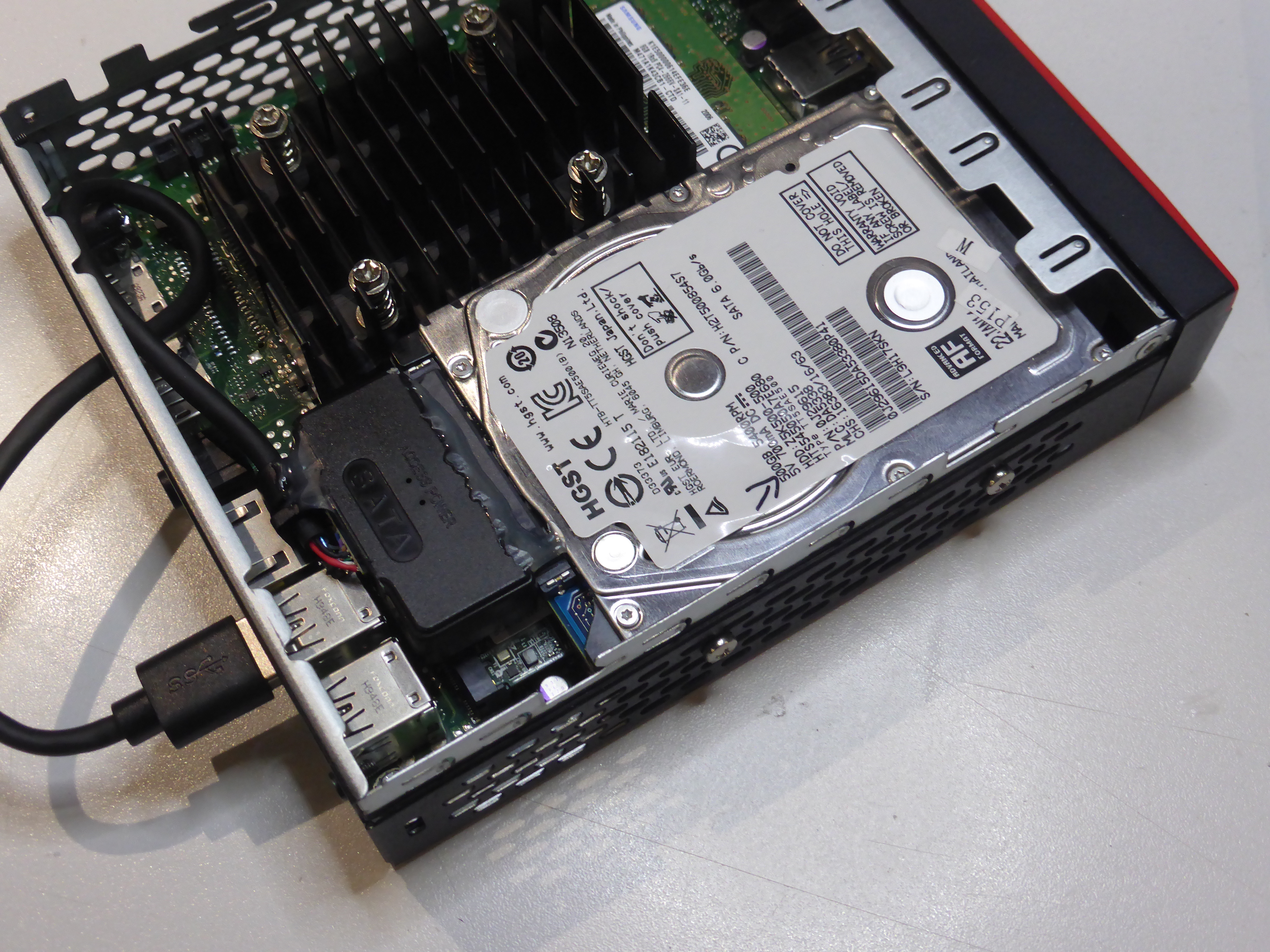 Fujitsu Futro S740 SSD HDD mounting bracket