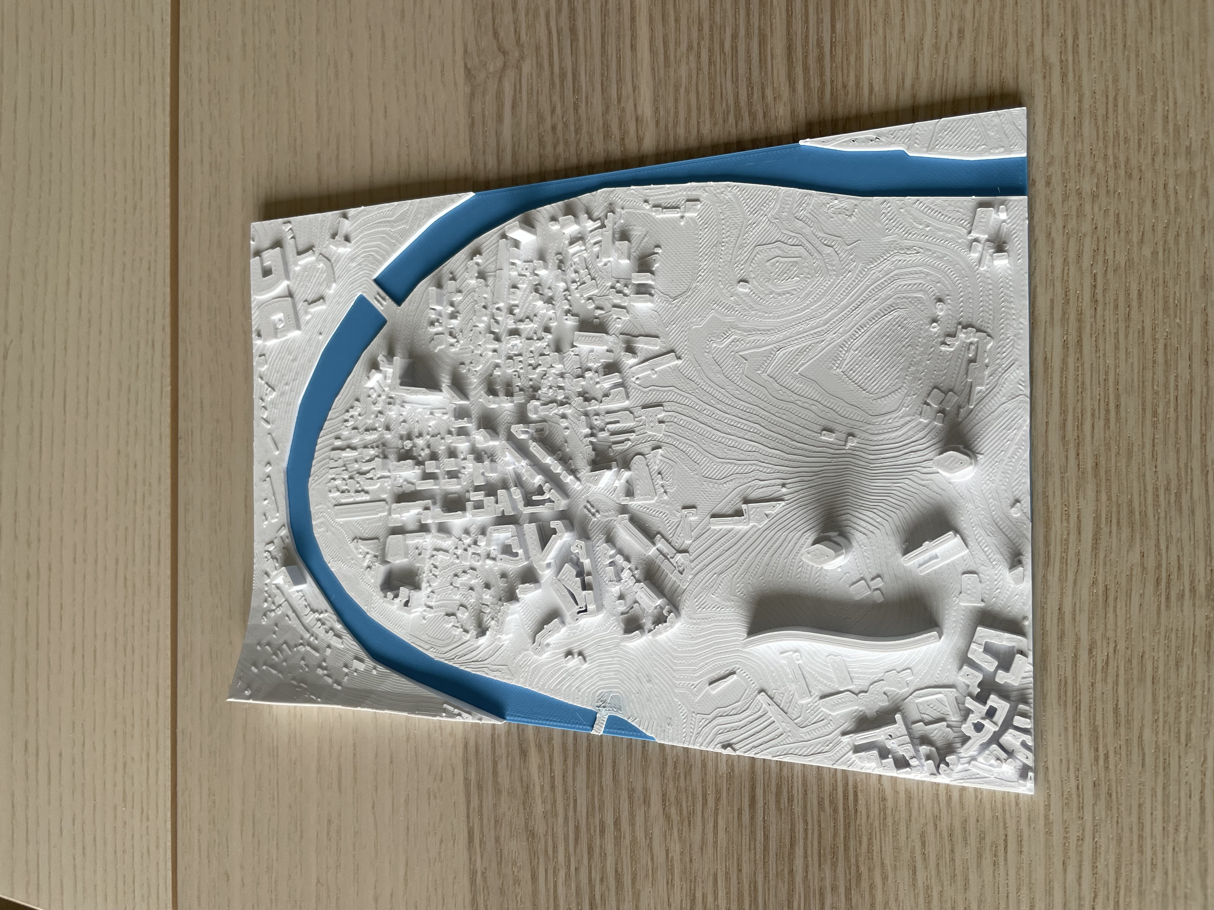 Carte 3D Grenoble