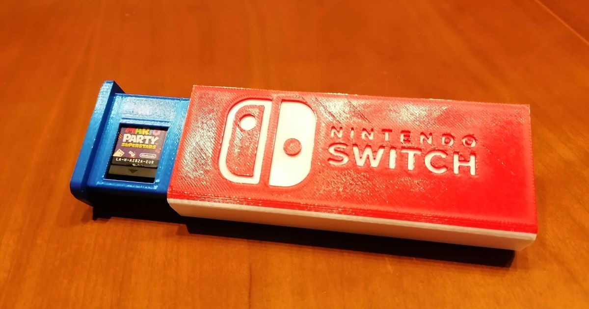 Nintendo Switch 8 Cartridge Storage by Ruiaxe Download free STL model