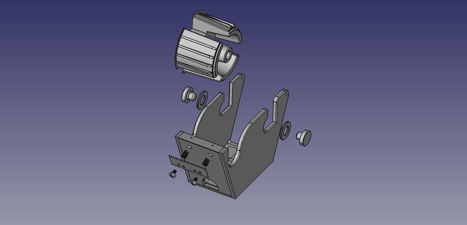 Miniatura 6 do modelo 3D Klebebandabroller