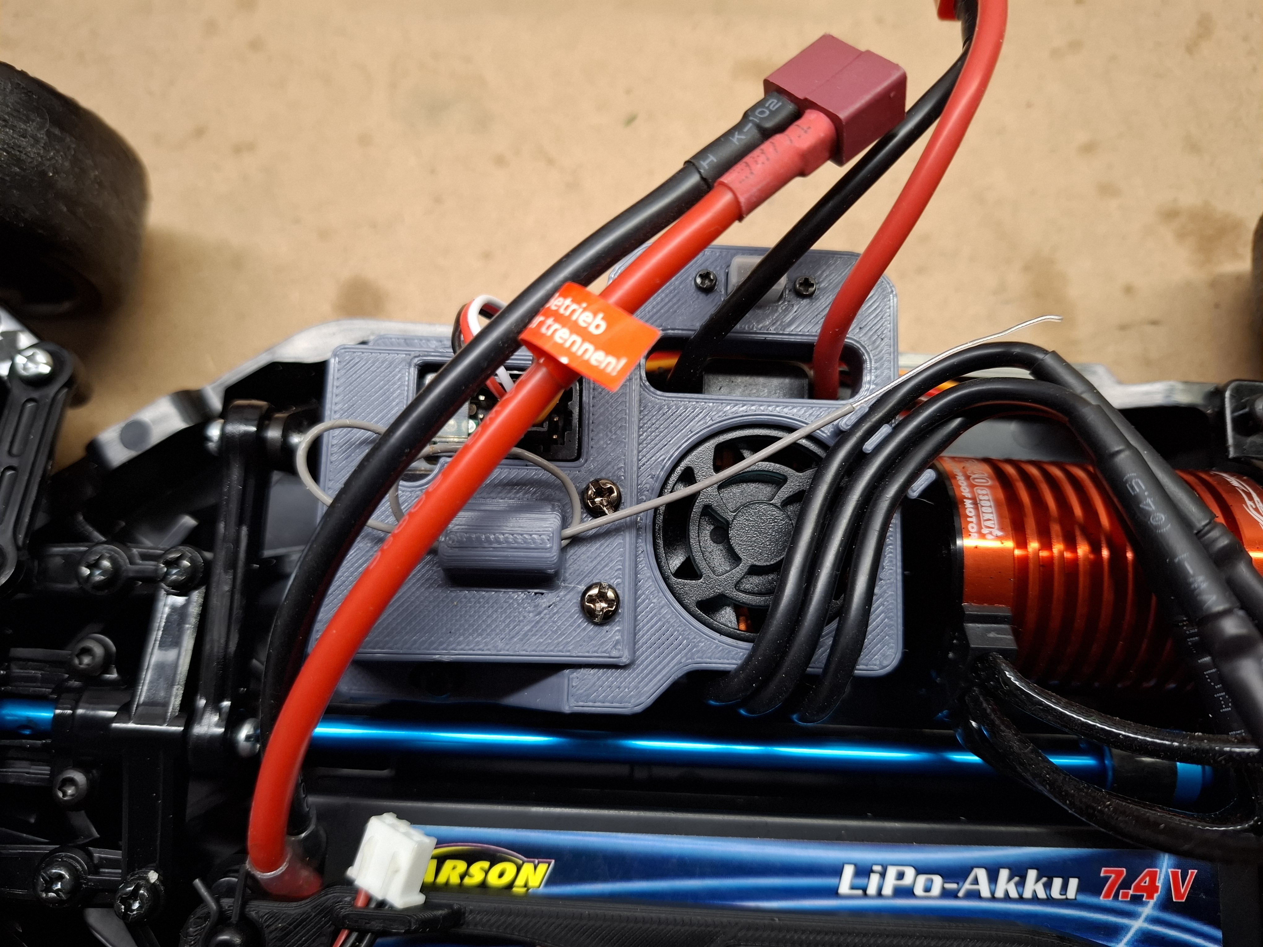 Tamiya TTO2 Electronic-Box / ESC- and Receiver-Holder