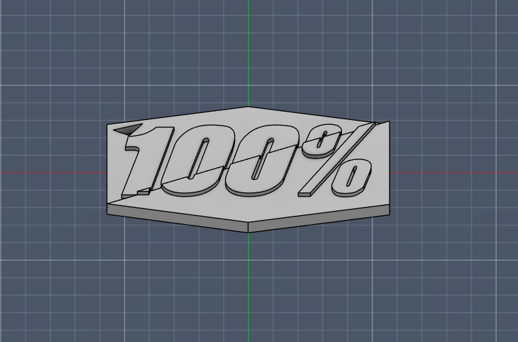 100% Keychain