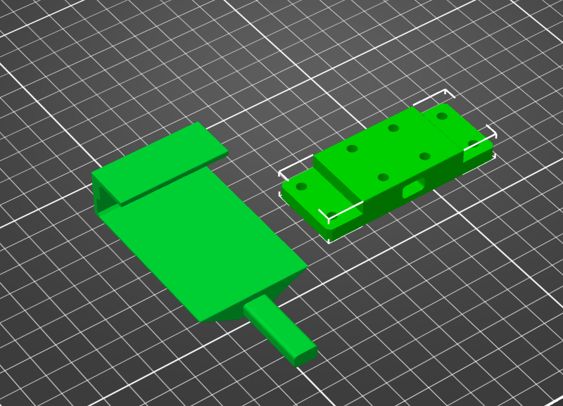 center adaptor for Samsung Galaxy tab S6 lite 3D model thumbnail