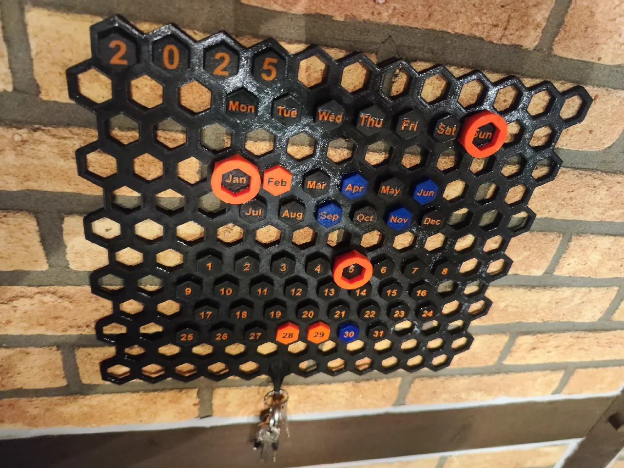 Calendar by marvin download free stl model printables