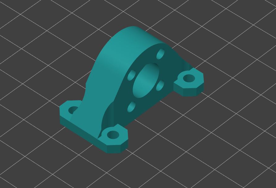 Nut adapter for Lead Screw 8mm ACME