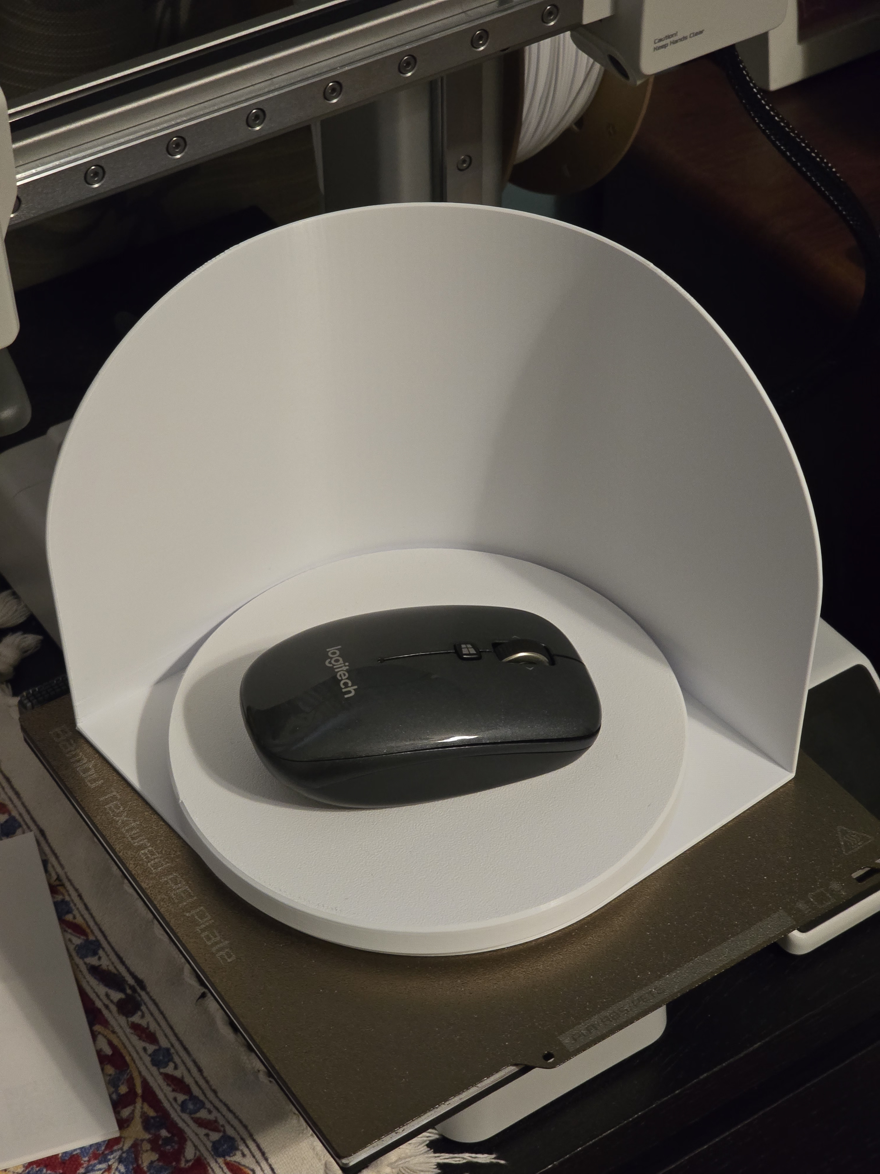 Mini Photobox + Turntable with 3D-printed bearings