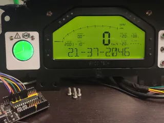 LCD Display for Dashboard BMW E46 Center