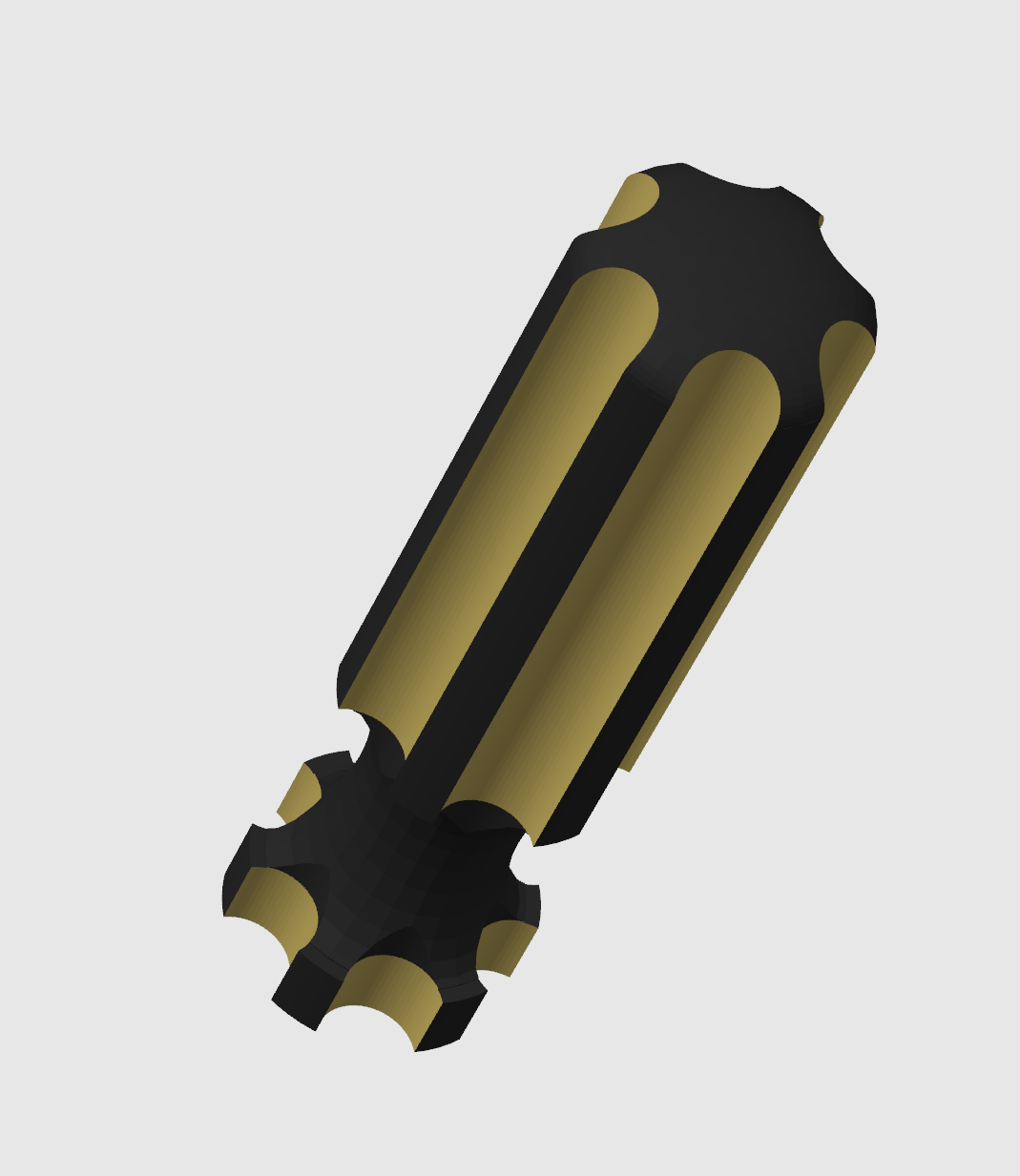 Miniatura 3 do modelo 3D Screw Driver Handle