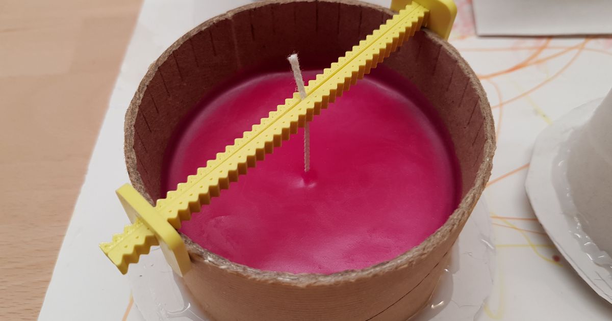 Wick Holder for Making Candles by Biomech Download free STL model