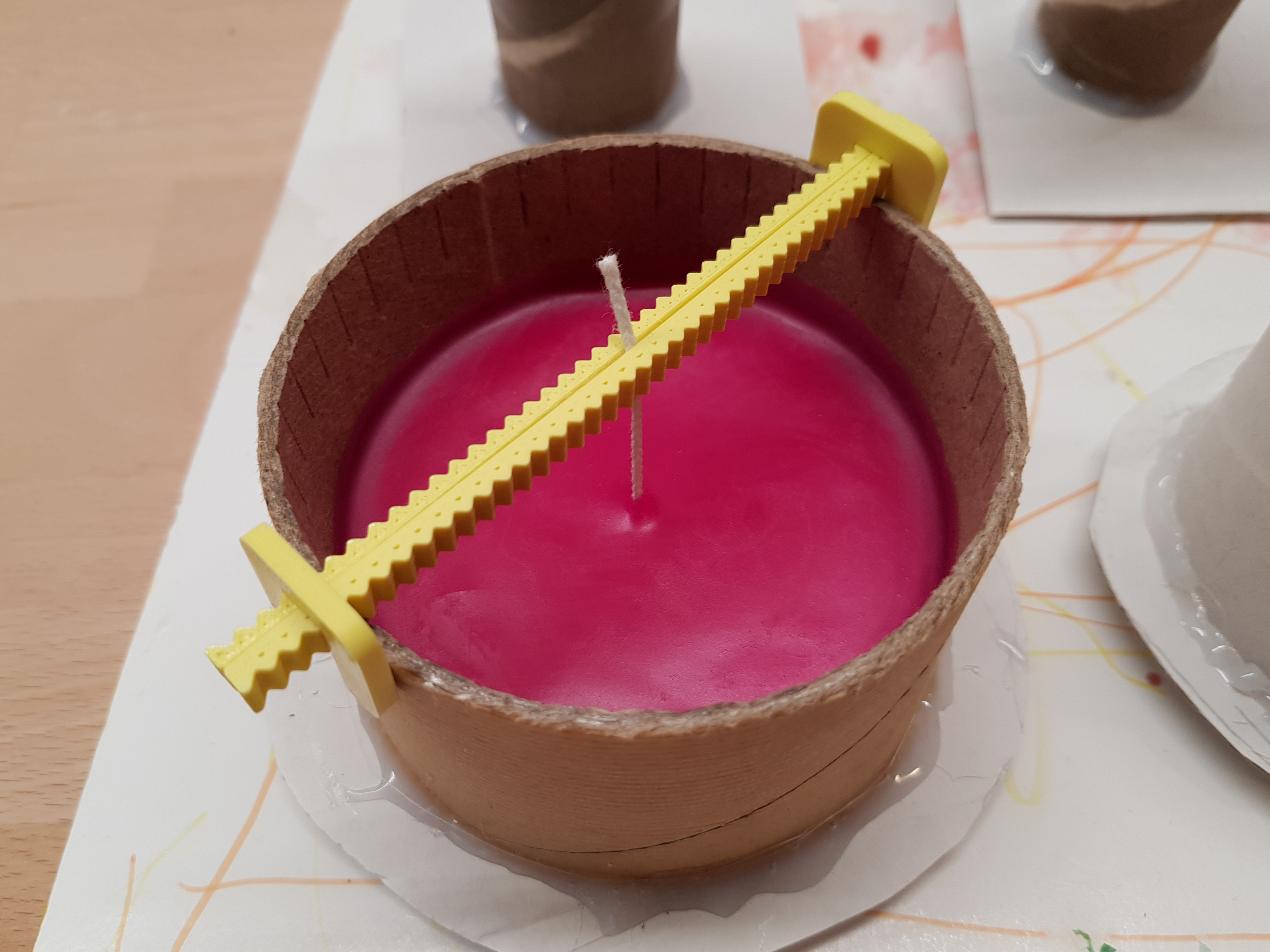 Wick Holder for Making Candles