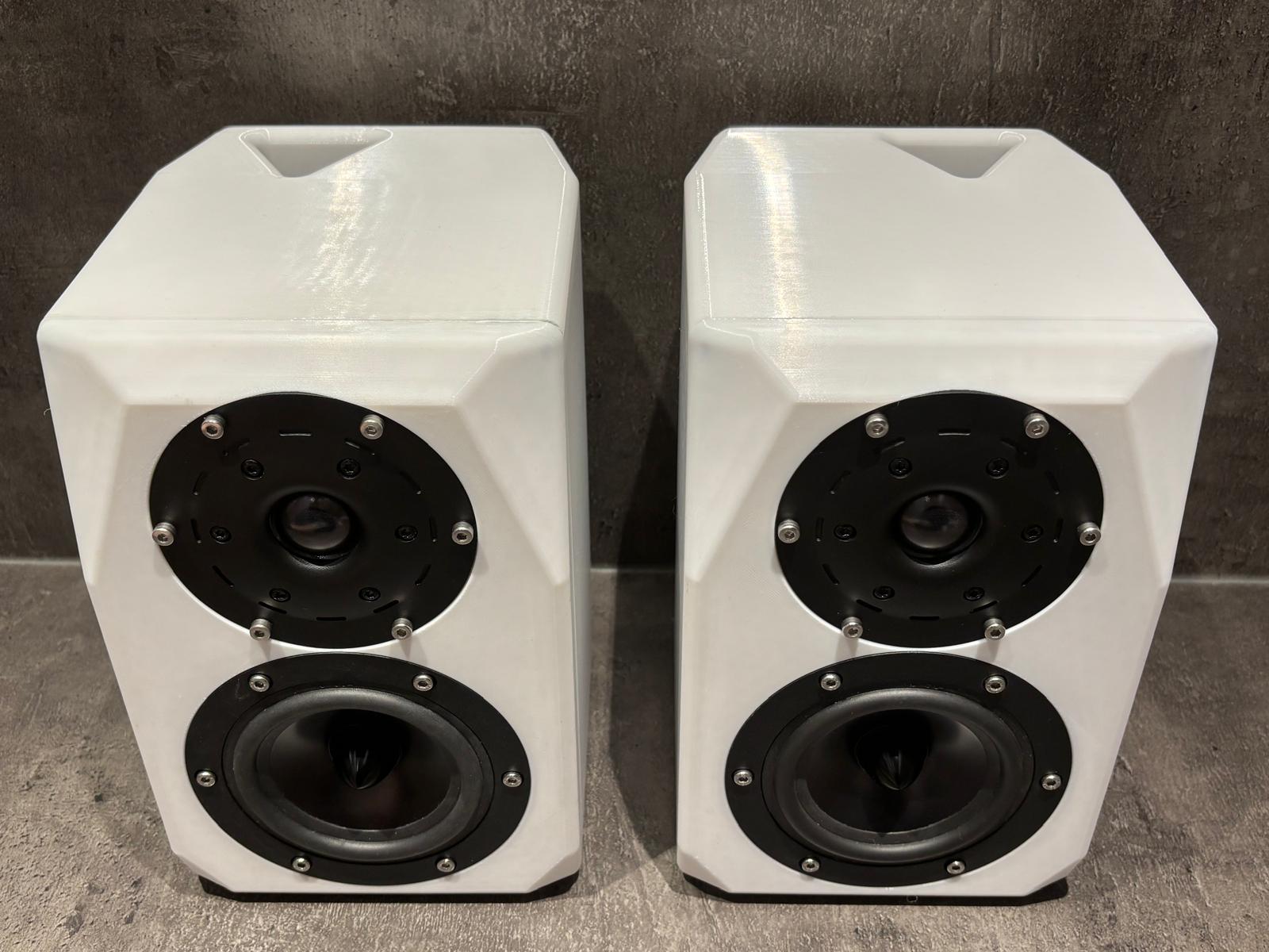 Crystals 3D-Printed Two-Way Loudspeakers / Speaker Enclosure