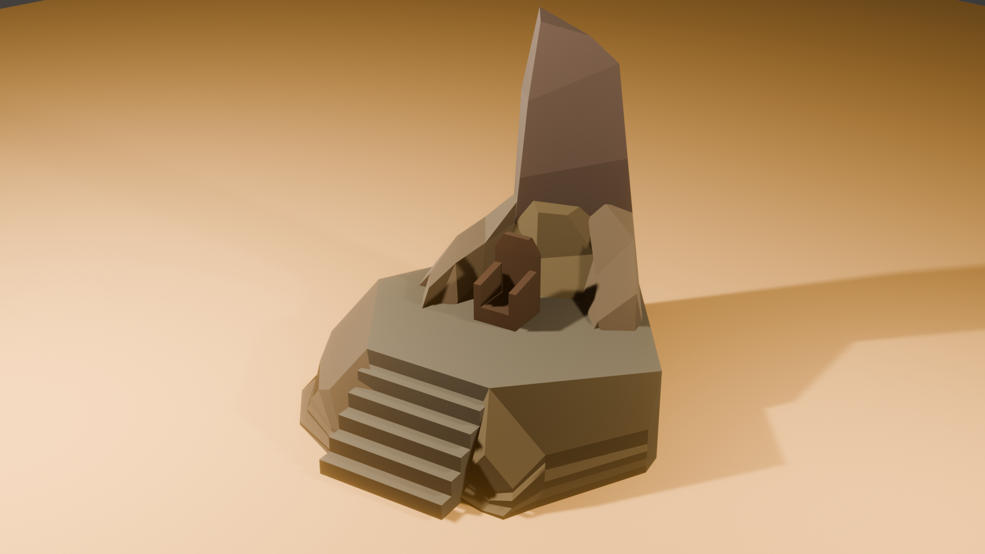 Low-Poly Throne | D&D