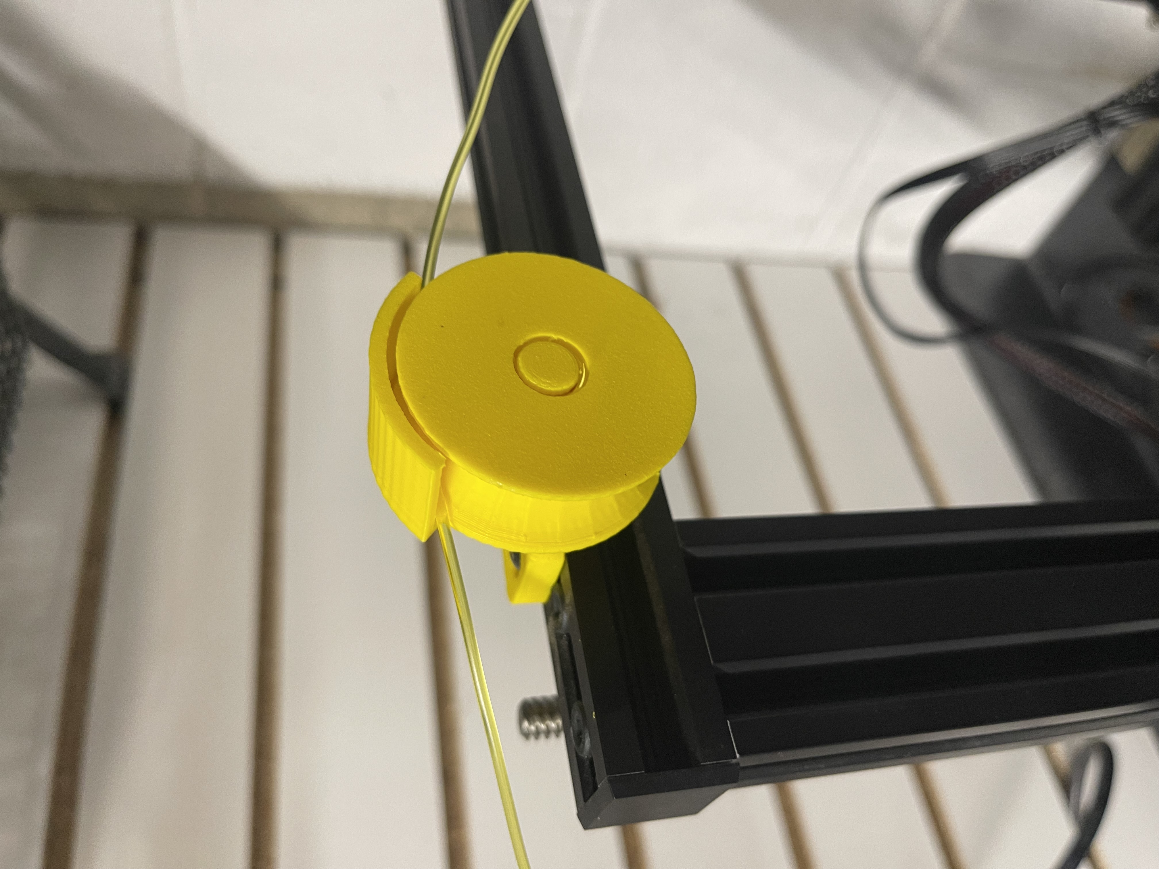 Print in Place Filament Guide / Idler for Direct Drive Ender 3