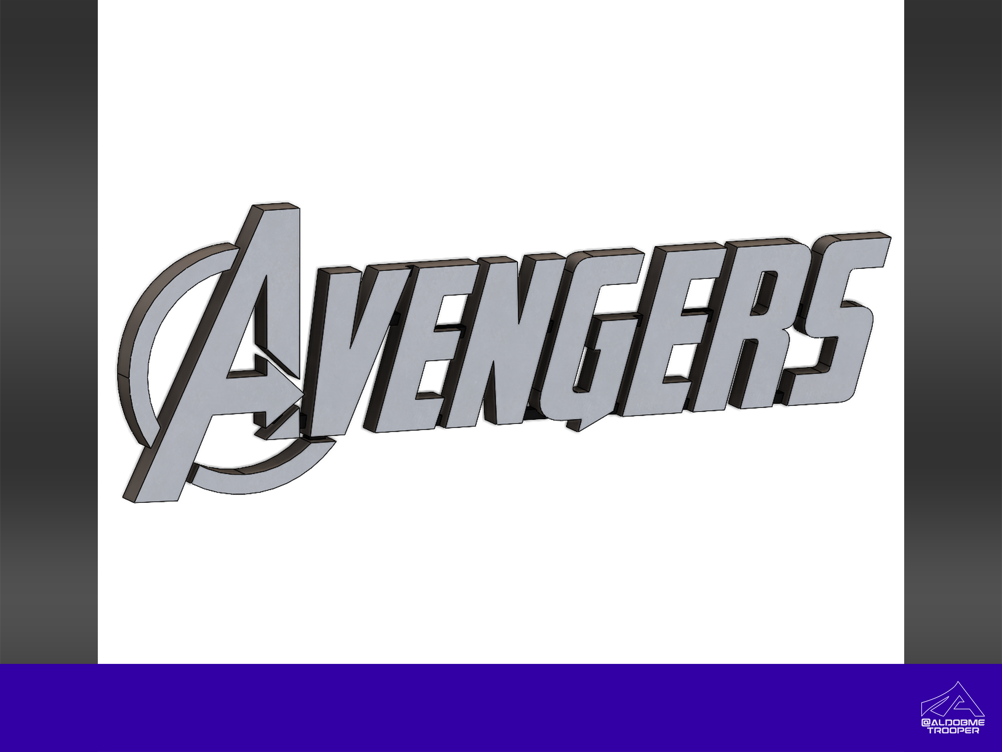 Avengers 3D logo