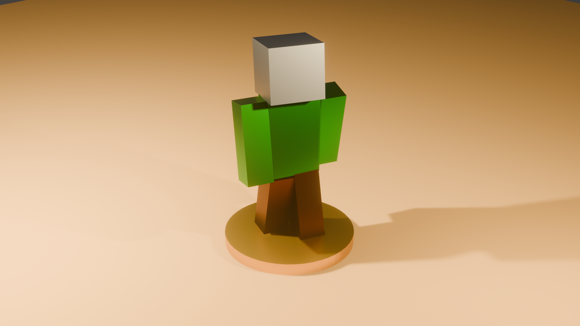 Miniatura 2 do modelo 3D Minecraft Character Miniature | D&D