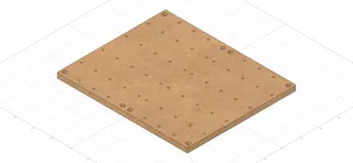 Genmitsu 3020 Y Extension Upgrade to 3040 Spoil board with laser etch grid