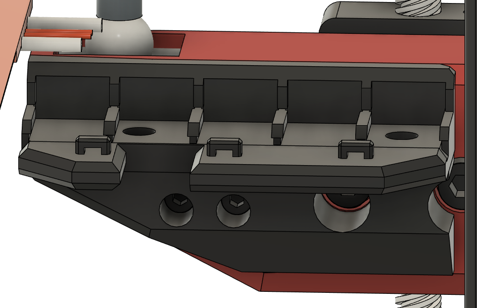 V-Core 3 rear Z arm 5x Wago 221-412 & drag chain mount