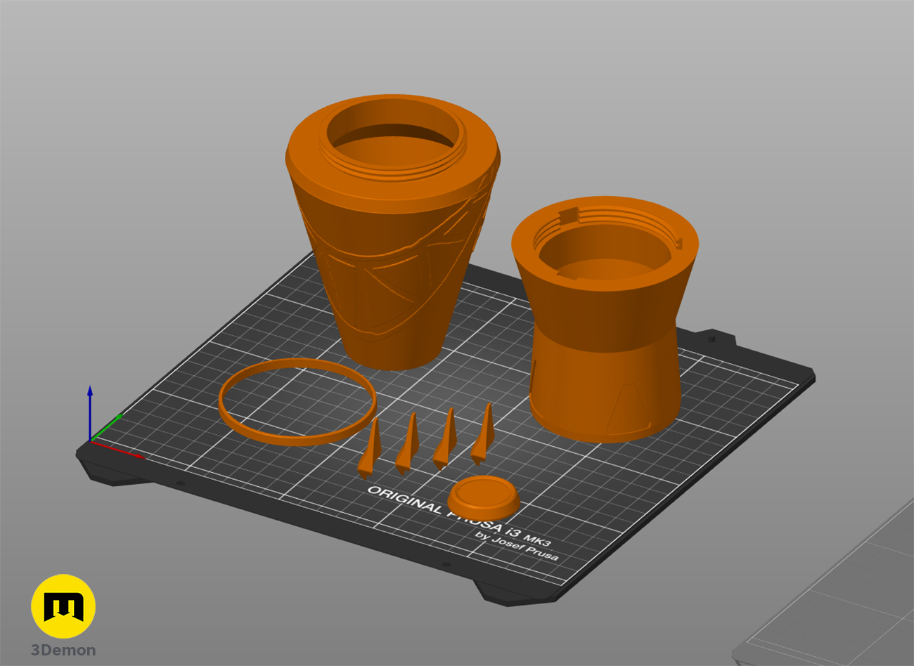 Miniatura 5 do modelo 3D Arcane Jinx rocket container